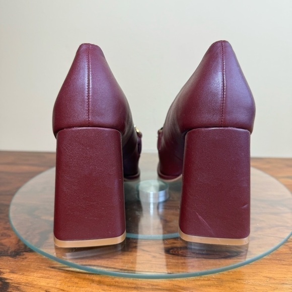 Nordstrom Rack Oslo Block Heel Pump in Burgundy - Picture 10 of 16
